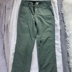 J. Crew factory petite laney chino pants 0